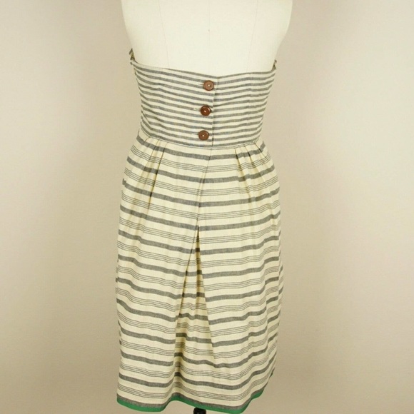 Anthropologie Maeve Changing Stripes Dress size 8P - Picture 5 of 9